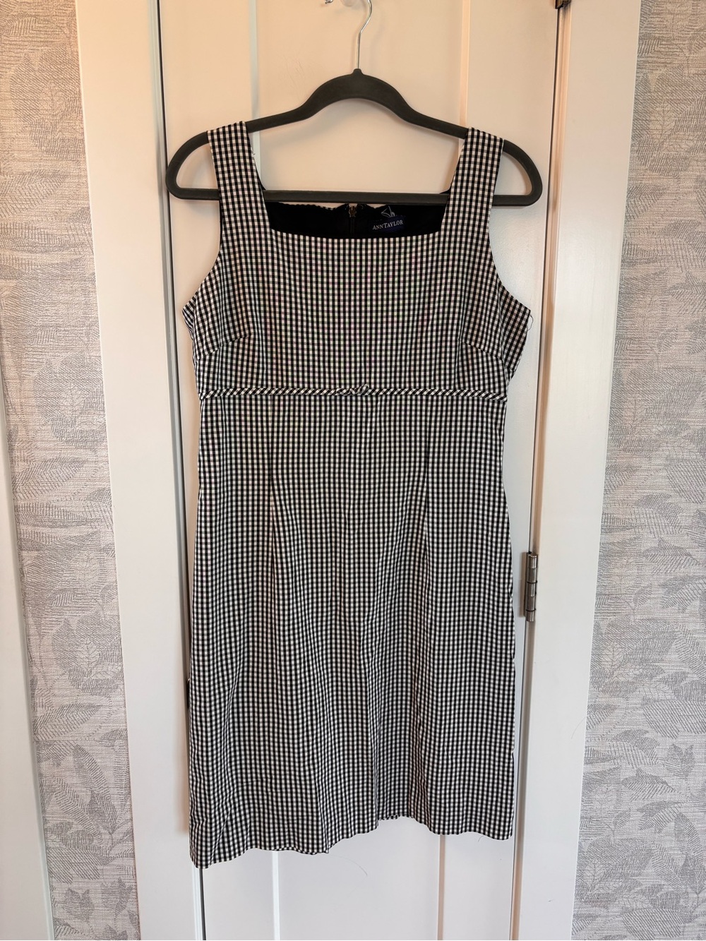 Vintage 90s preppy gingham dress sz 8 Ann Taylor runs small